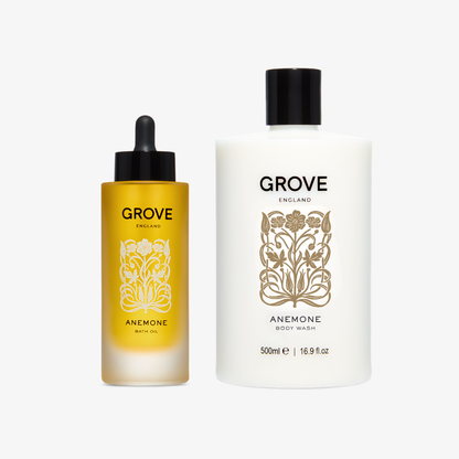 Anemone Bath Oil & Body Wash Gift Set